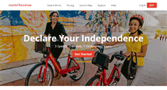 Desktop Screenshot of capitalbikeshare.com